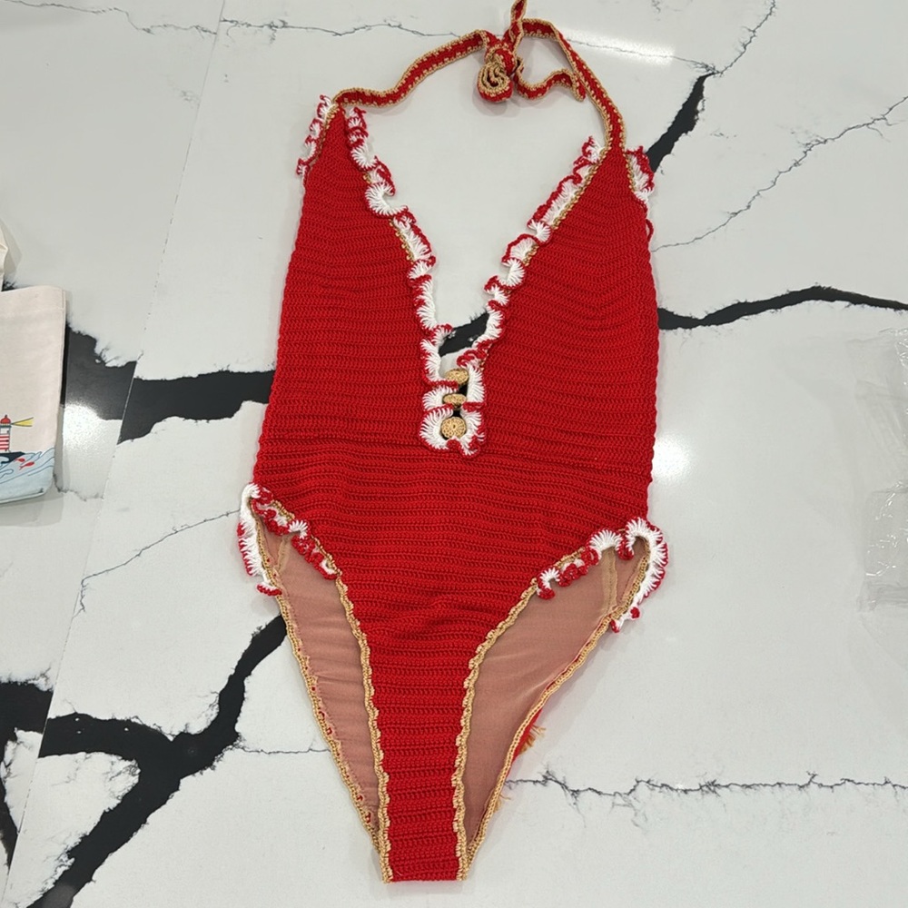 One piece bikini crochet Emily in Paris by My beach Side